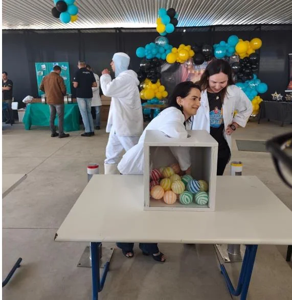Dinâmica durante o evento